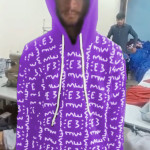 E3 Designer Lavender Matrix Hoodie