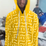 E3 Designer Mustard Matrix Hoodie