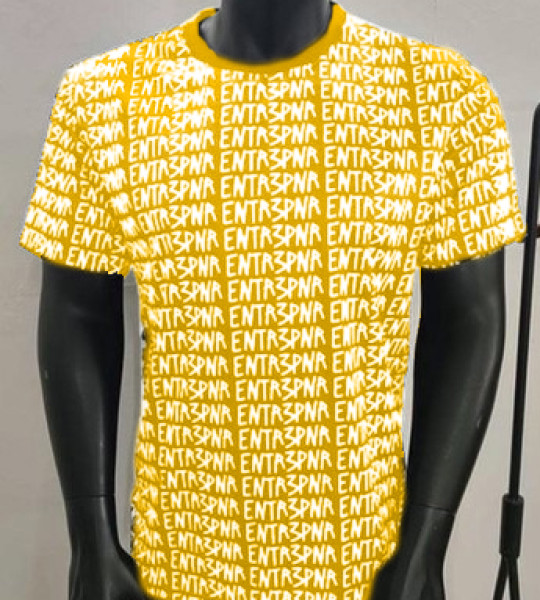ENTR3PNR Matrix Tee Mustard 