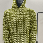 Olive ENTR3PNR Matrix Hoodie 