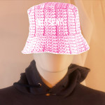ENTR3PNR Matrix magenta Pastel Bucket Hat