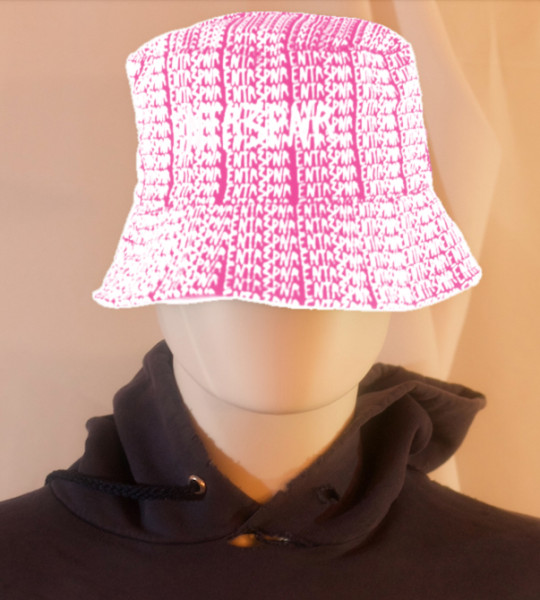 ENTR3PNR Matrix magenta Pastel Bucket Hat