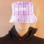 ENTR3PNR Matrix Violet Pastel Bucket Hat