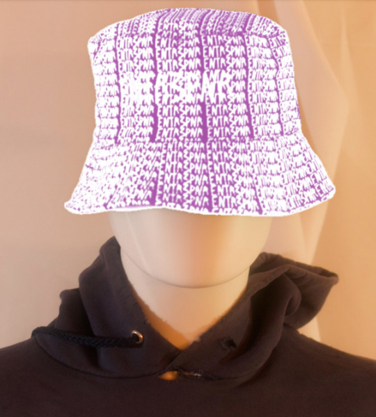 ENTR3PNR Matrix Violet Pastel Bucket Hat
