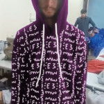 E3 Designer Plum Matrix Hoodie
