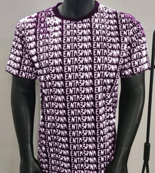 ENTR3PNR Matrix Tee Plum 