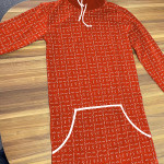 E3 Designer Hoodie Portland Orange 
