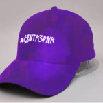 Eezentr3pnr Suede Hat Purple Heart 