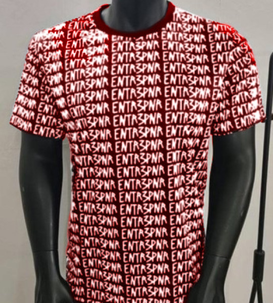 ENTR3PNR Matrix Tee Red 