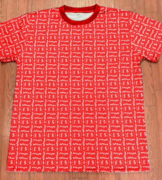 E3 Designer Tee Red 
