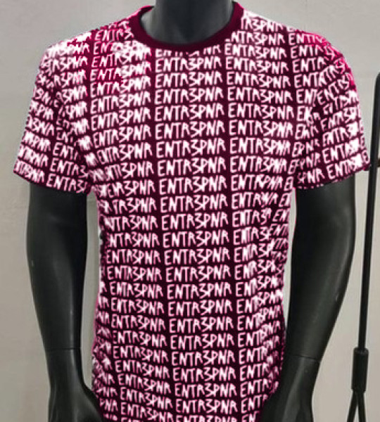 ENTR3PNR Matrix Tee Ruby 