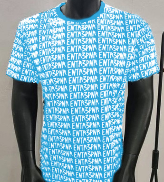 ENTR3PNR Matrix Tee Blue Sky 