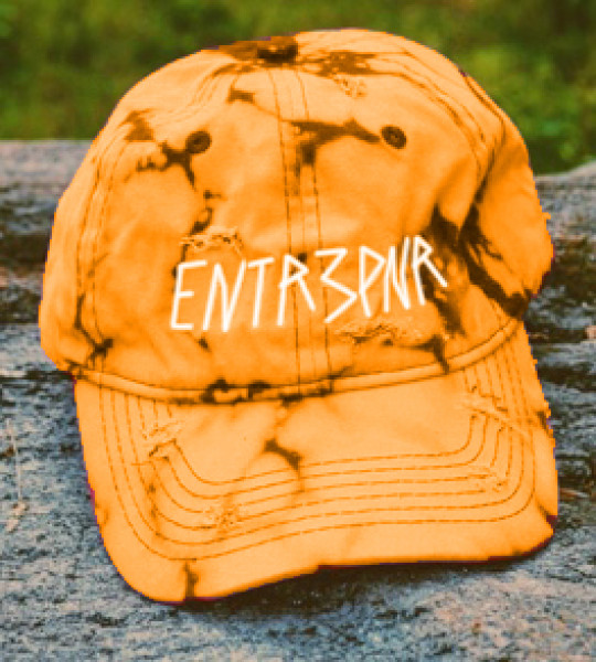 Entr3pnr Tangerine  Bleached & Distressed 