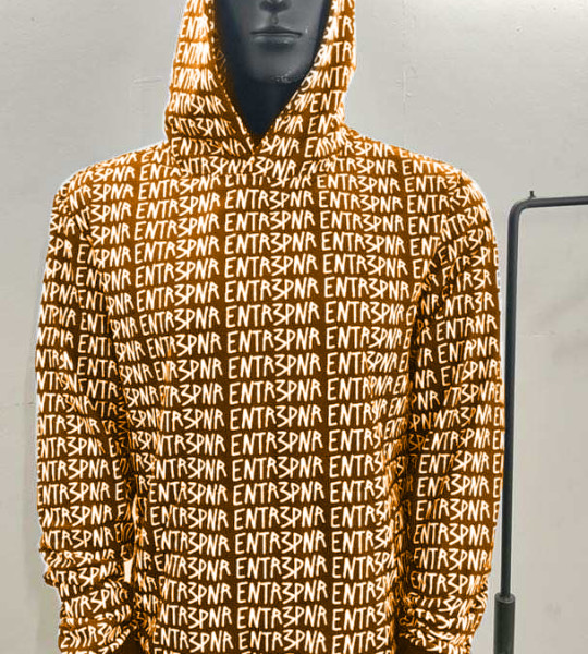Tangerine ENTR3PNR Matrix Hoodie 