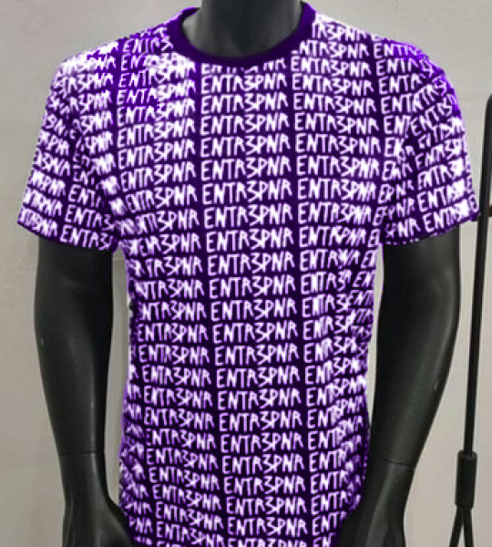 ENTR3PNR Matrix Tee Violet 